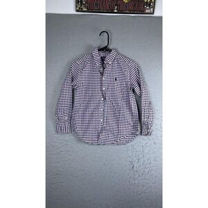 Ralph Lauren Shirt Boys Small 8 Multi Plaid Button Down Long Sleeve Pony Logo